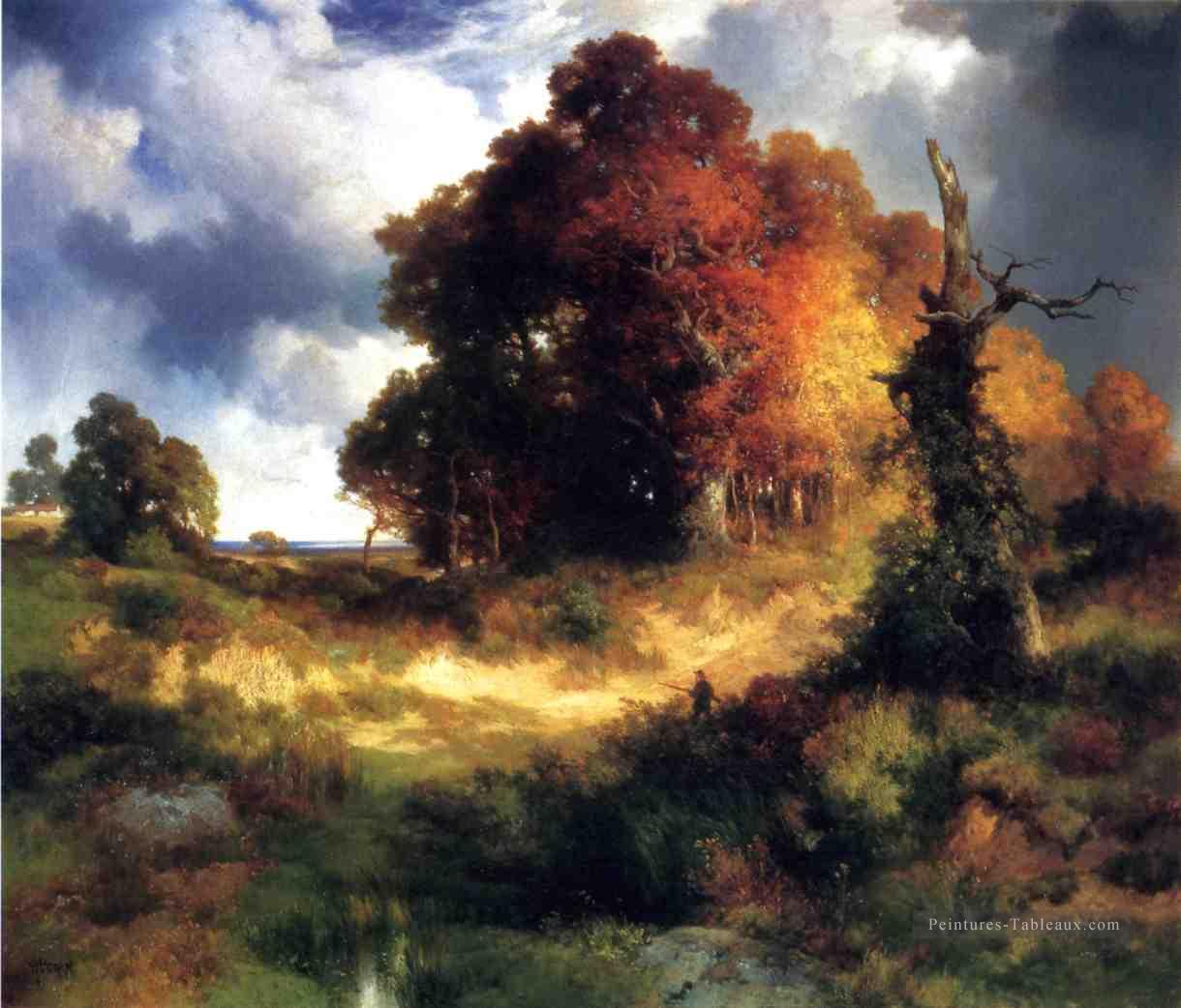 Paysage d’automne Thomas Moran Peintures à l'huile